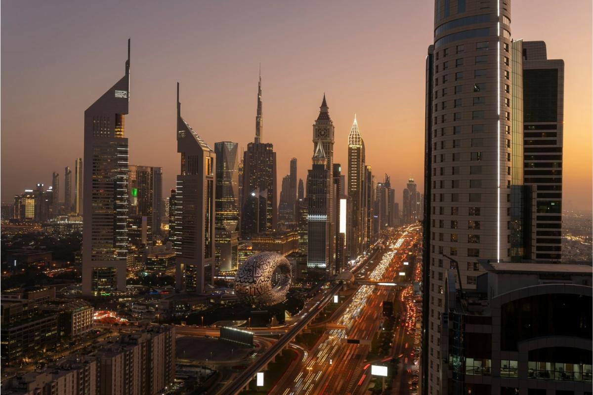 A view of Dubai