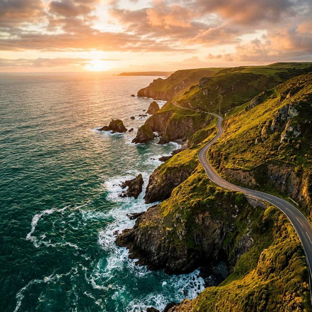 Breathtaking coastal landscape