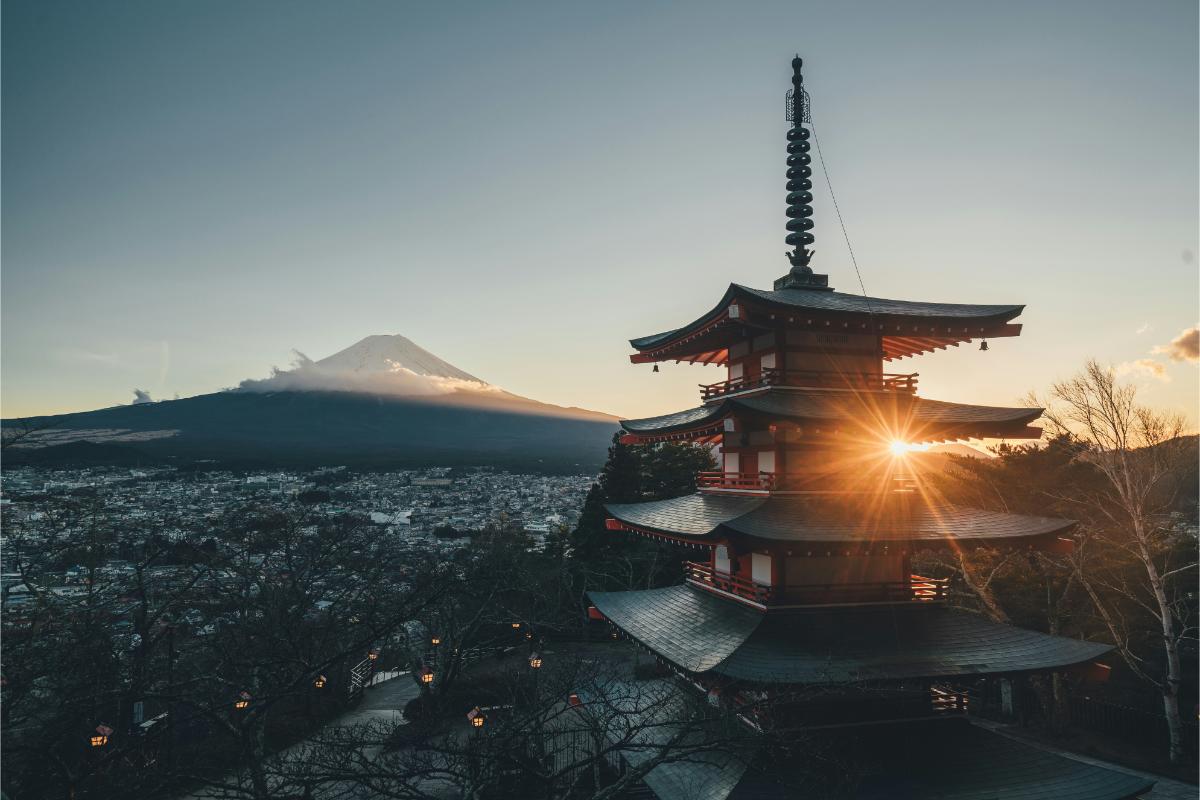 A view of Kyoto