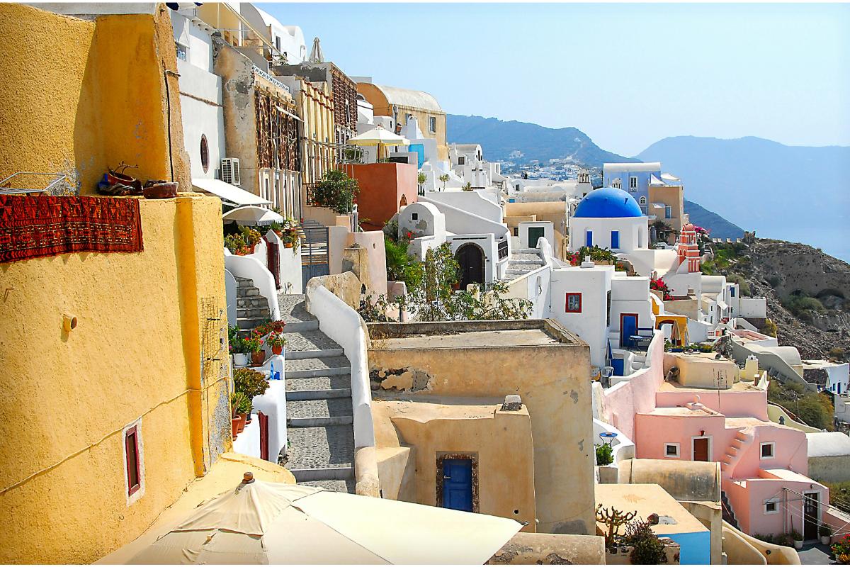 A view of Santorini